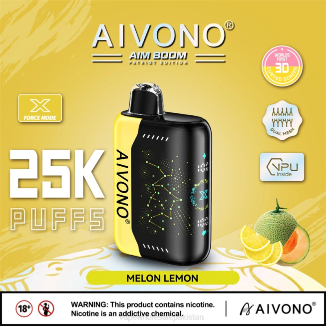 Aivono AIM BOOM 25000 Melon Lemon - 0668348 Electronic Cigarette Wholesale Supplier