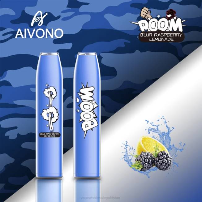 Aivono AIM BOOM 600 Blue Raspberry Lemonade - 0668355 E Cigarette Wholesale
