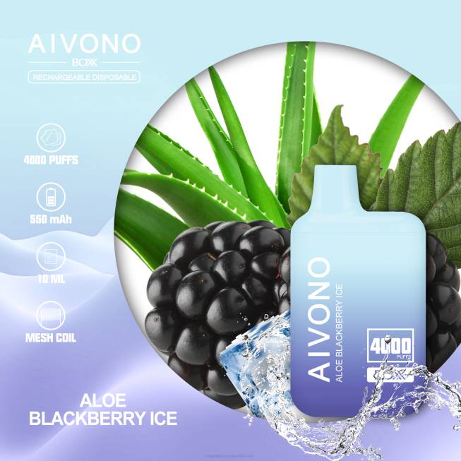 Aivono AIM BOXX 4000 Aloe Current Ice - 0668228 Electronic Cigarette Wholesale Supplier