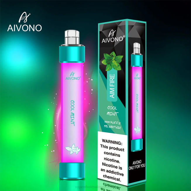 Aivono AIM FIRE 1000 Cool Mint - 0668328 Electronic Cigarette Wholesale Supplier