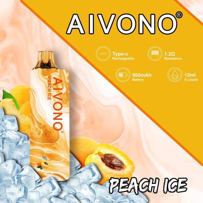 Aivono AIM GUN 7000 Peach Ice - 0668103 Vape Companies In Pakistan