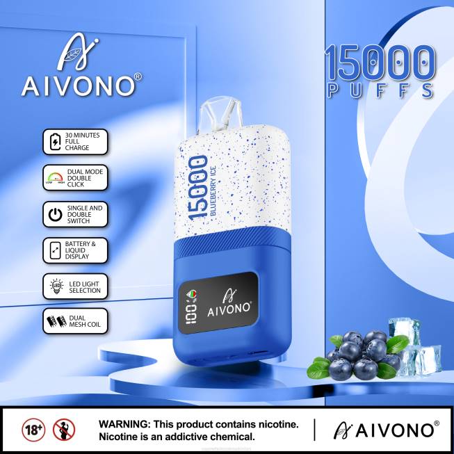 Aivono AIM magic 15000 Blueberry Ice - 066868 Electronic Cigarette Wholesale Supplier