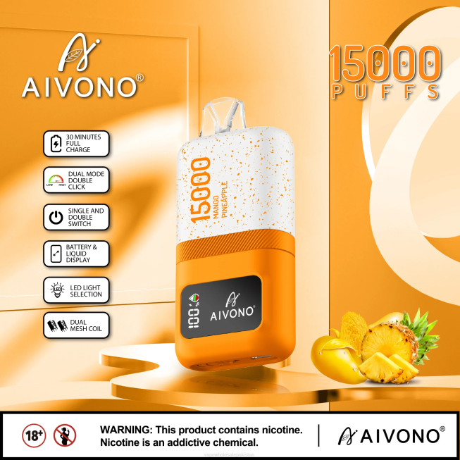 Aivono AIM magic 15000 Mango Pineapple - 066869 E Cigarettes Wholesale Suppliers