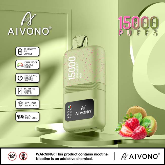 Aivono AIM magic 15000 Strawberry Kiwi - 066863 Vape Companies In Pakistan