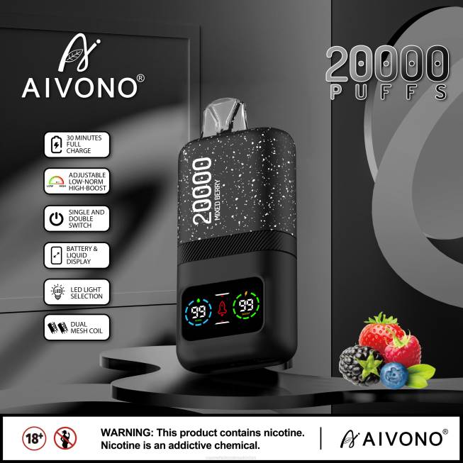 Aivono AIM magic 20000 Mixed Berry - 066878 Electronic Cigarette Wholesale Supplier