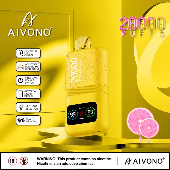 Aivono AIM magic 20000 Pink Lemon Ice - 066883 Vape Companies In Pakistan