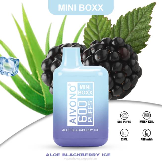 Aivono AIM MINI BOXX 600 Aloe Current Ice - 0668240 Electronic Cigarette Wholesale Price