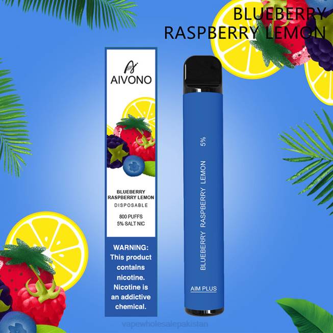 Aivono AIM PLUS 800 Bluberry Raspberry Lemon - 0668173 Vape Companies In Pakistan