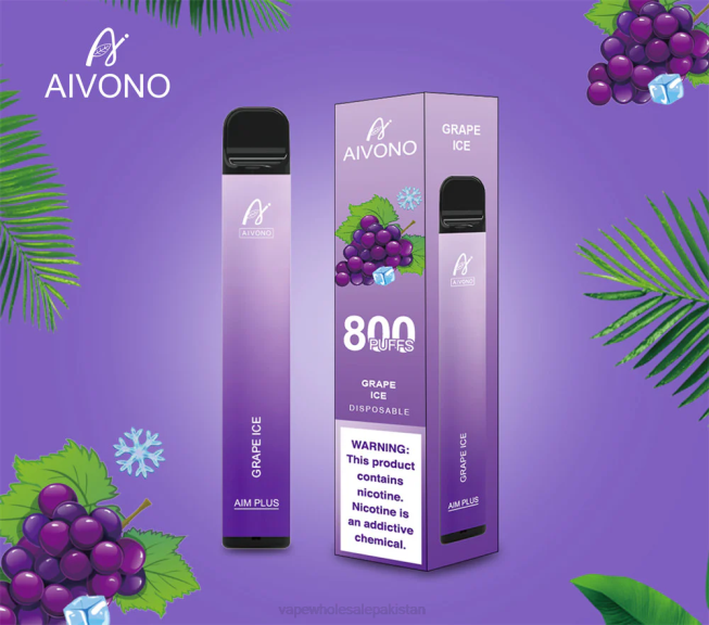 Aivono AIM PLUS 800 Grape Ice - 0668179 E Cigarettes Wholesale Suppliers