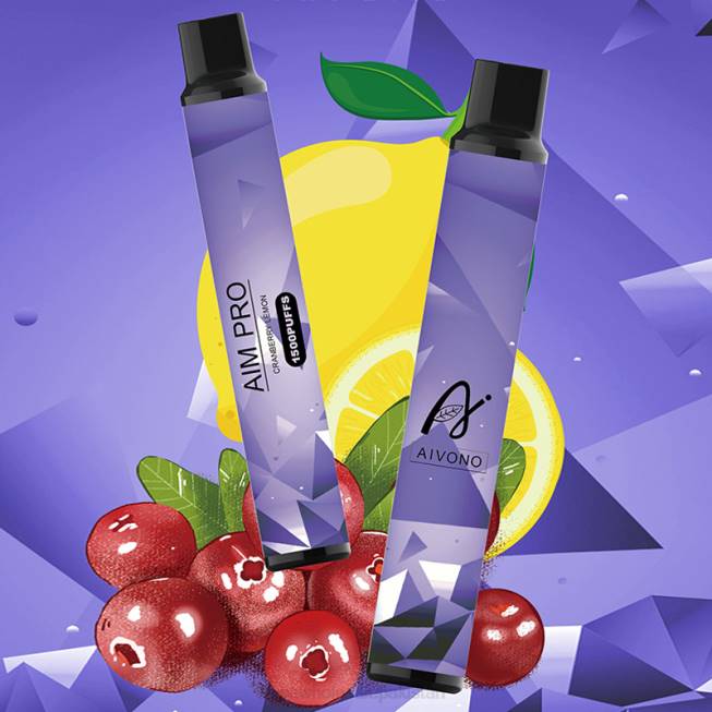 Aivono AIM PRO 1500 Cranberry Lemon - 0668168 Electronic Cigarette Wholesale Supplier