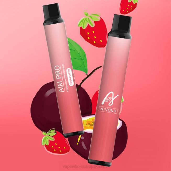 Aivono AIM PRO 1500 Strawberry Passion Fruit - 0668162 Vape Wholesale Prices