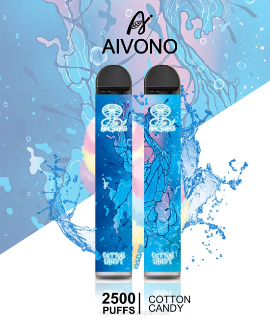 Aivono AIM SNAKE 2500 Cotton Candy - 0668303 Vape Companies In Pakistan