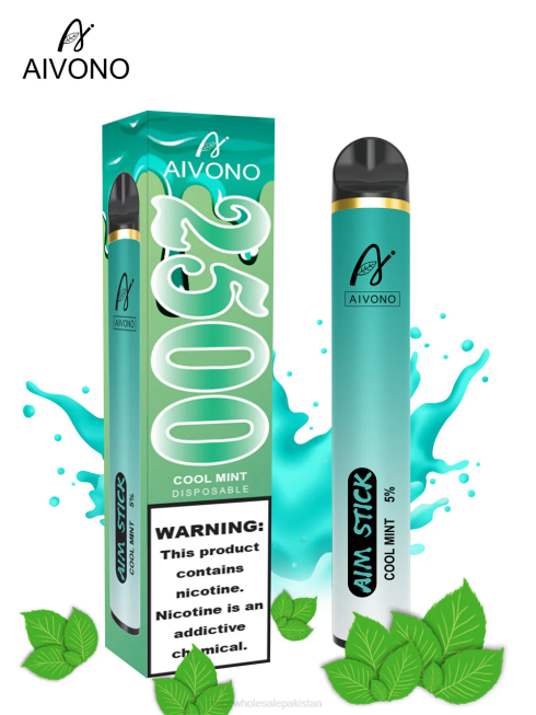 Aivono AIM STICK 2500 Cool Mint - 0668159 E Cigarettes Wholesale Suppliers