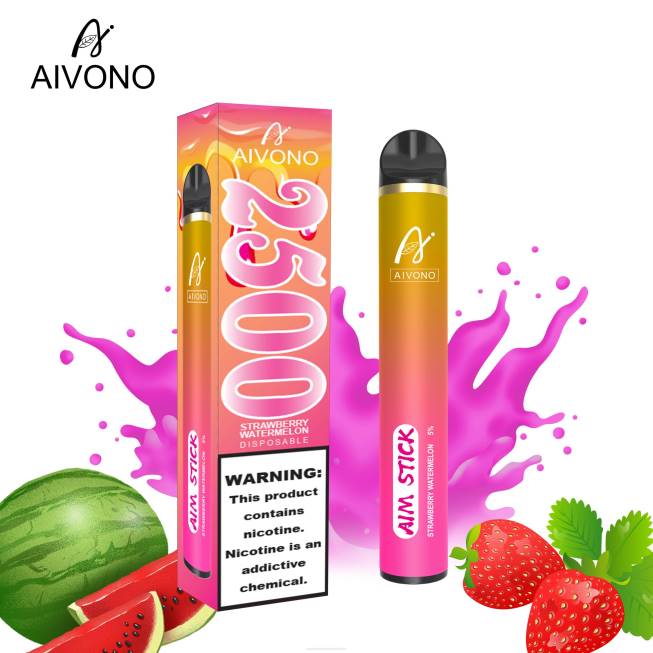 Aivono AIM STICK 2500 Strawberry Watermelon - 0668149 E Cigarettes Wholesale Suppliers