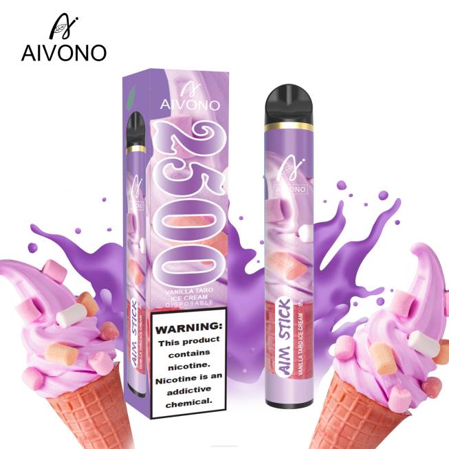 Aivono AIM STICK 2500 Vanilla Taro Ice Cream - 0668147 Electronic Cigarette Wholesale