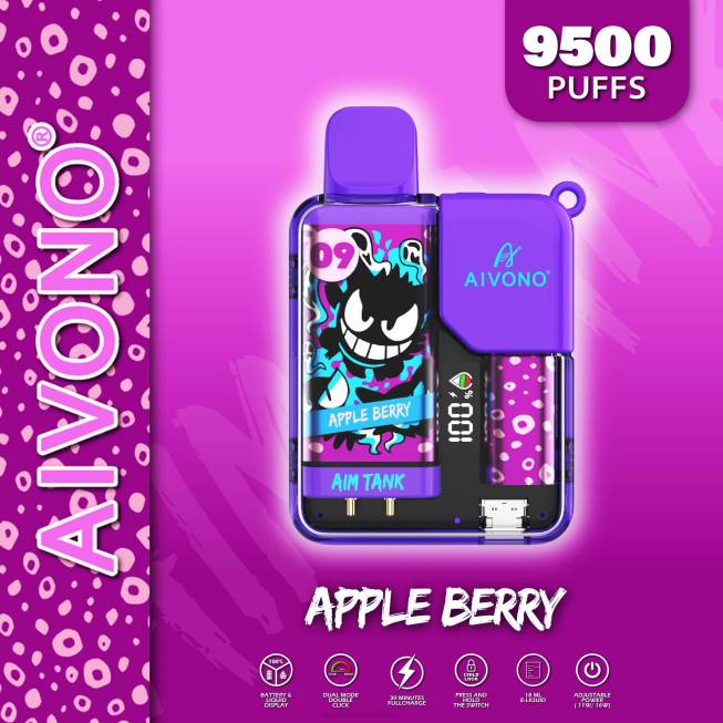 Aivono AIM TANK 9500 Apple Berry - 066843 Vape Companies In Pakistan