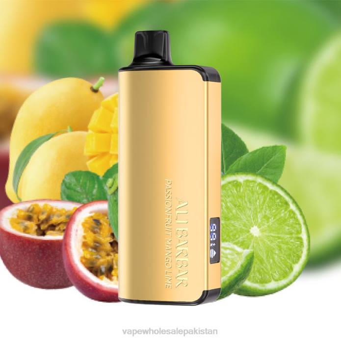 Cheapest Vape Wholesale 284D39 Alibarbar Ingot 20000 Disposable Vape Passionfruit Mango Lime