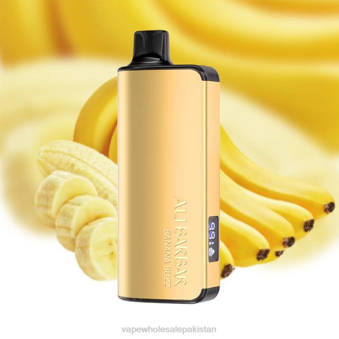 Cheapest Vape Wholesale 284D46 Alibarbar Ingot 20000 Disposable Vape Banana Buzz
