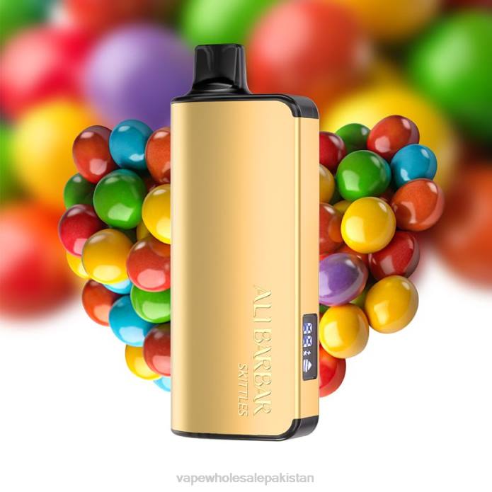 E Cig Wholesale 284D41 Alibarbar Ingot 20000 Disposable Vape Rainbow Candy