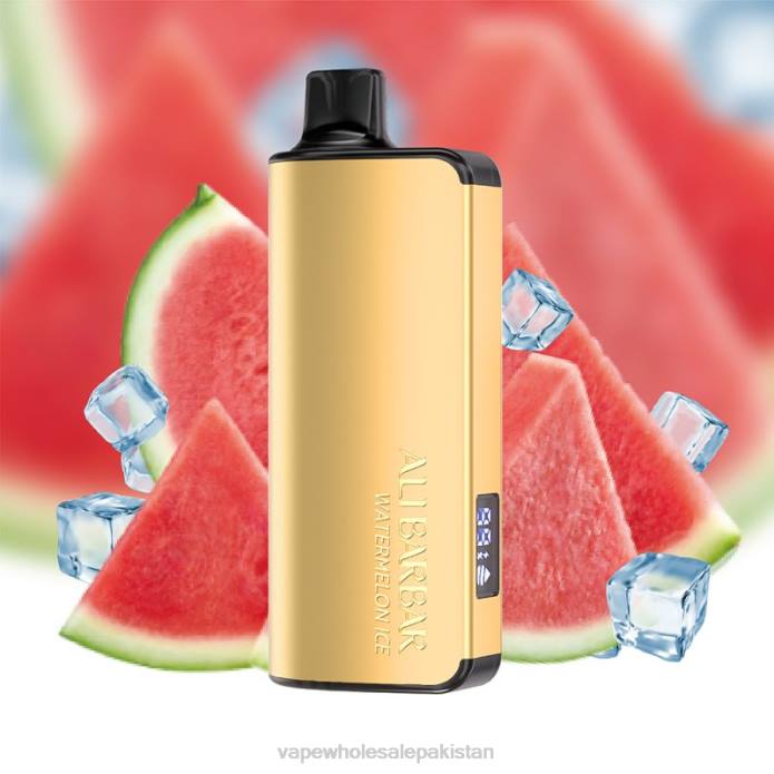 Vape Companies In Pakistan 284D45 Alibarbar Ingot 20000 Disposable Vape Watermelon Ice