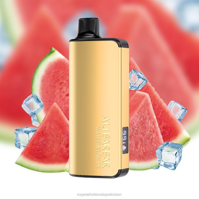 E Cigarette Wholesale 284D26 Alibarbar Ingot 9000 Disposable Vape Watermelon Ice
