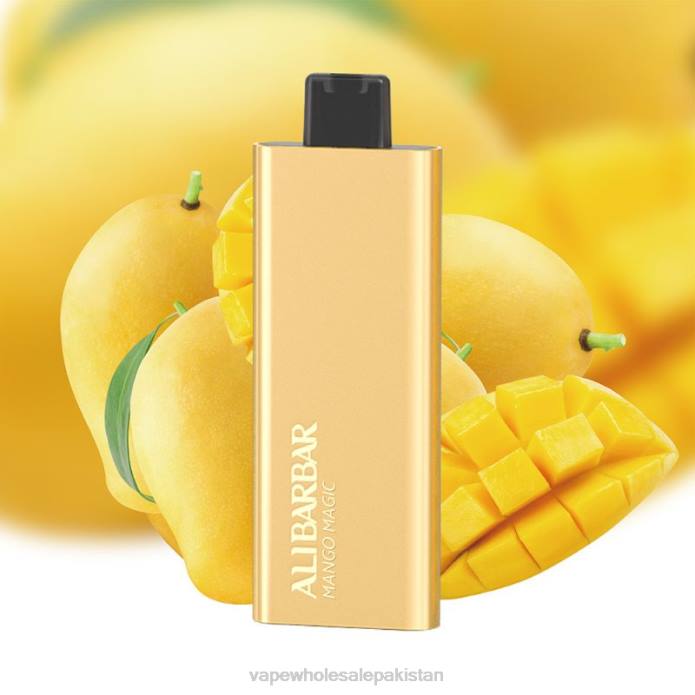 Cheapest Vape Wholesale 284D67 Alibarbar Pandora 7000 Disposable Vape Mango Magic