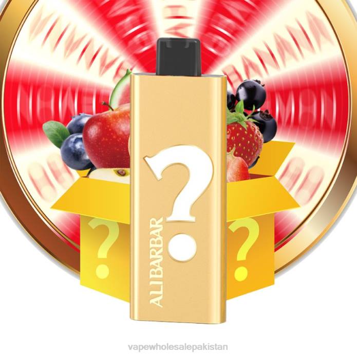E Cig Wholesale 284D55 Alibarbar Pandora 7000 Disposable Vape Flavour Roulette
