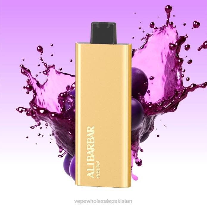 E Cigarette Wholesale 284D61 Alibarbar Pandora 7000 Disposable Vape Ribena