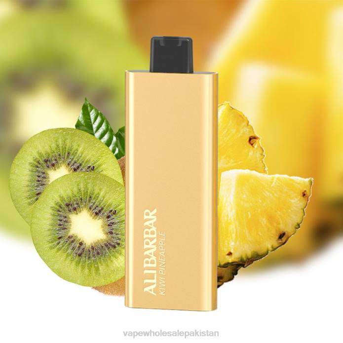 Vape Wholesale Pakistan 284D57 Alibarbar Pandora 7000 Disposable Vape Kiwi Pineapple