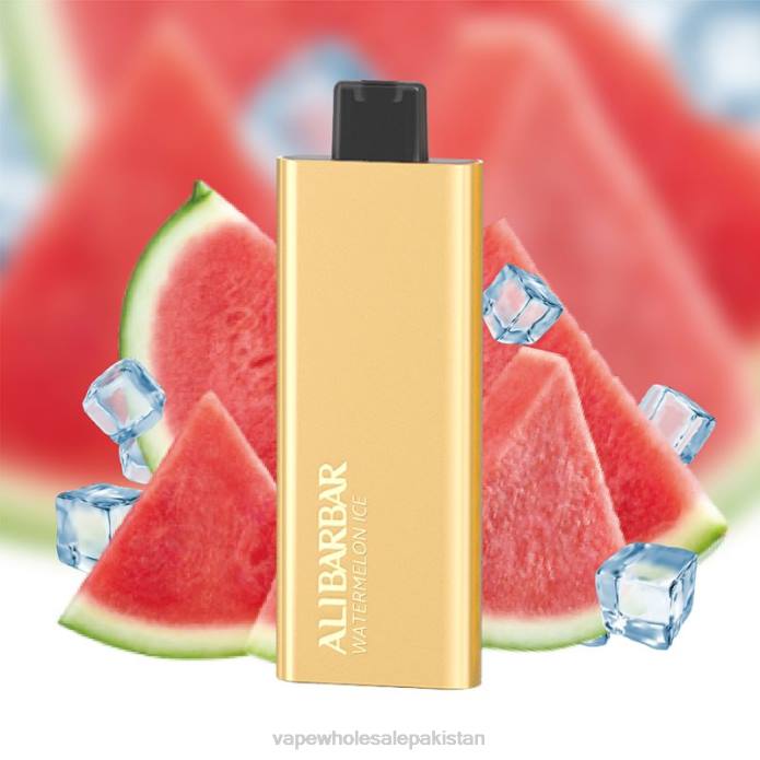 Vape Wholesale Pakistan 284D64 Alibarbar Pandora 7000 Disposable Vape Watermelon Ice