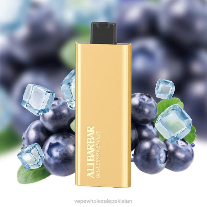 Vape Wholesale Prices 284D51 Alibarbar Pandora 7000 Disposable Vape Blueberry Breeze