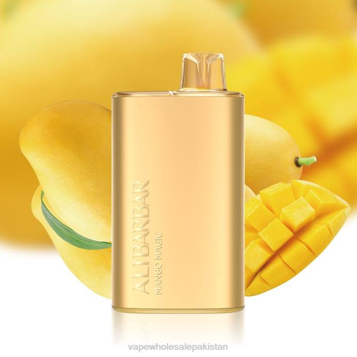 Electronic Cigarette Wholesale 284D7 Alibarbar Rich 8000 Disposable Vape Mango Magic
