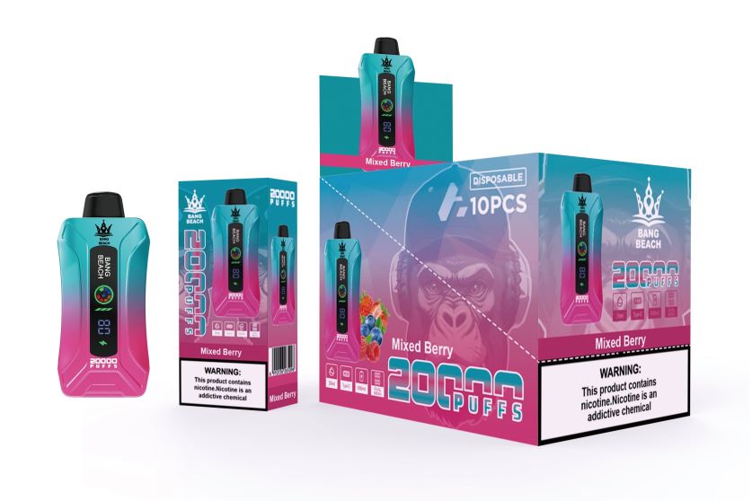 Bang Beach 20000 Puffs Smart Screen Vape FL64885 - E Cigarette Wholesale Mixed Berry