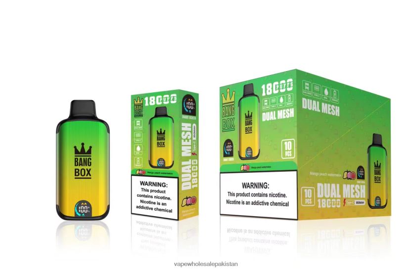 Bang Box 18000 puffs FL648889 - E Cigarette Wholesale Mango Peach Watermelon