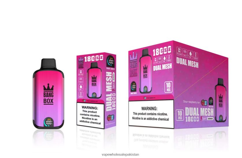 Bang Box 18000 puffs FL648898 - Vape Wholesale Prices Sour Raspberry Ice