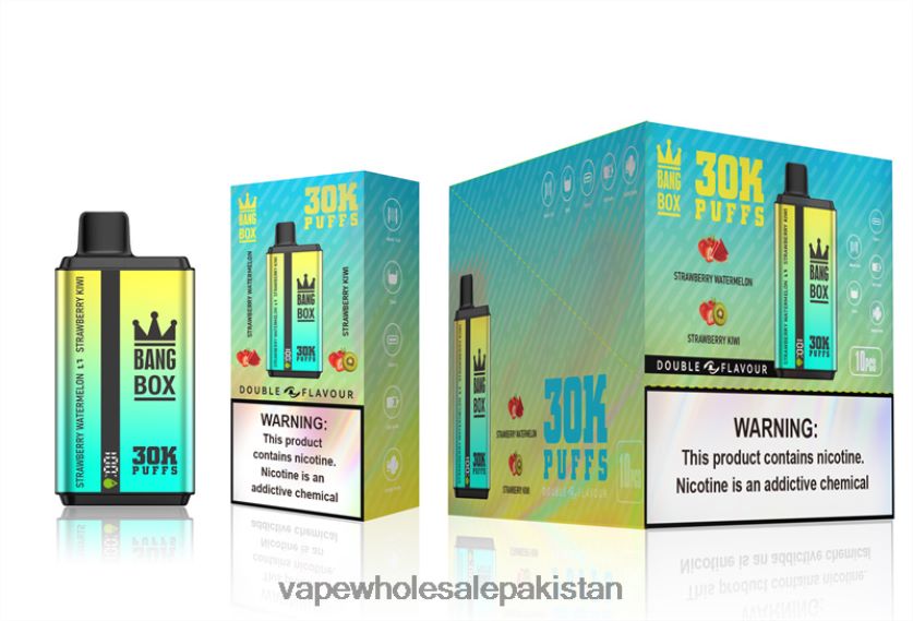 Bang Box 30000 Puffs Dual Flavors FL648864 - Cheapest Vape Wholesale Strawberry Watermelon & Strawberry Kiwi