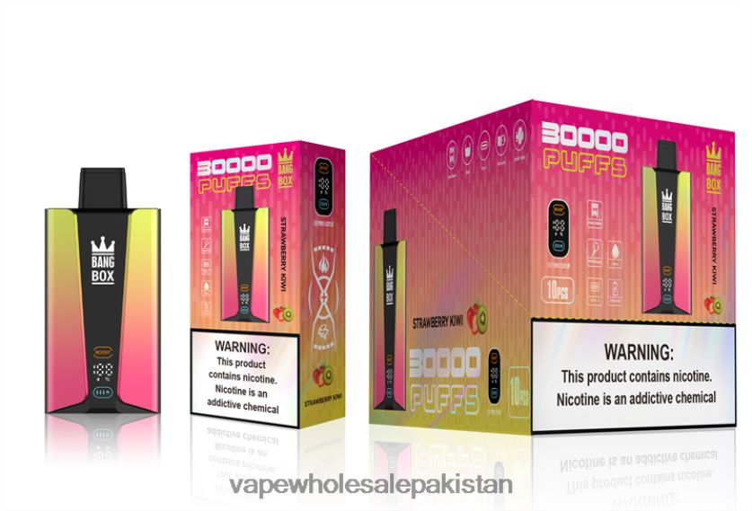 Bang Box 30000 Puffs Smart Screen FL648874 - Vape Wholesale Prices Strawberry Kiwi