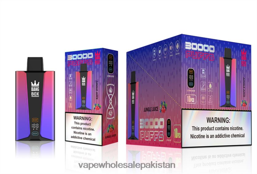 Bang Box 30000 Puffs Smart Screen FL648878 - E Cig Wholesale Jungle Juice