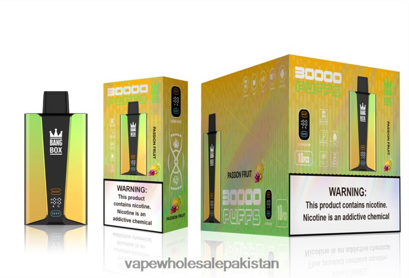 Bang Box 30000 Puffs Smart Screen FL648884 - E Cig Wholesale Passion Fruit