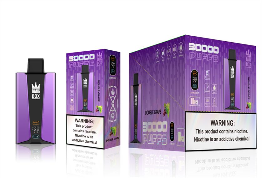 Bang Box 30000 Puffs Smart Screen FL648885 - Vape Wholesale Pakistan Double Grape