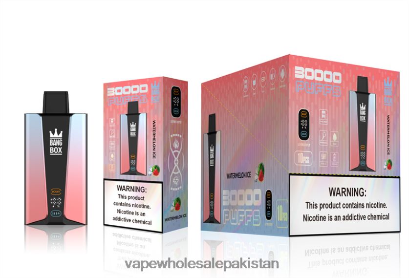 Bang Box 30000 Puffs Smart Screen FL648886 - Vape Wholesale Prices Watermelon Ice