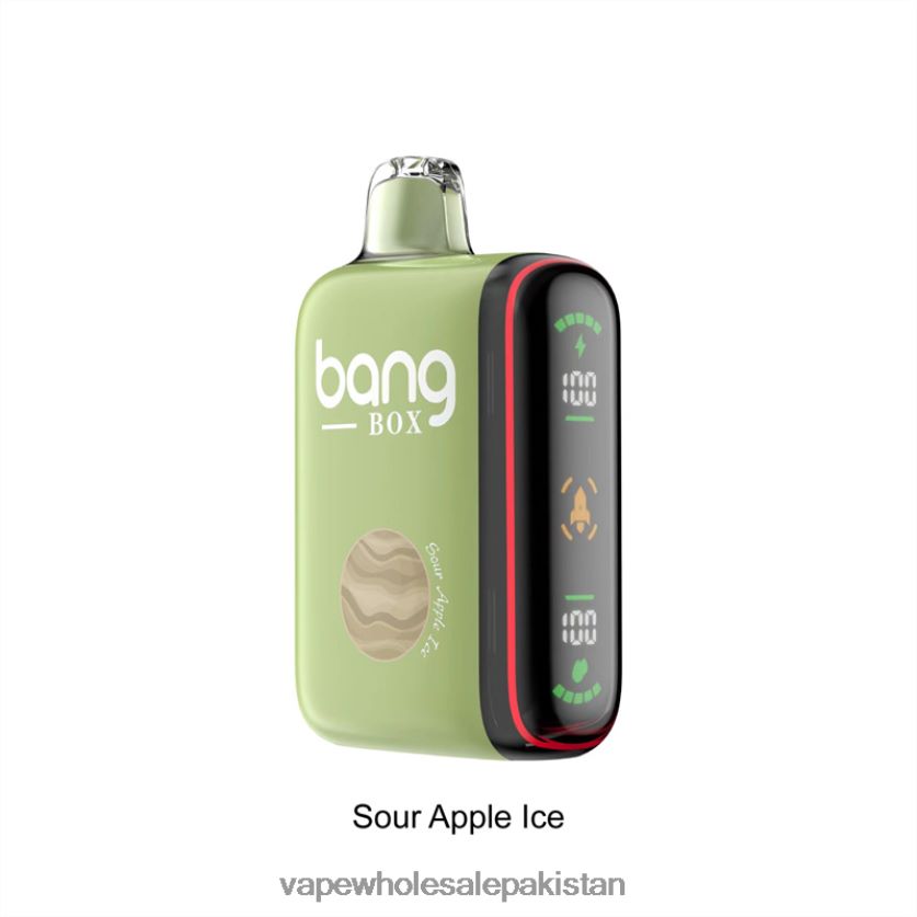 Bang Box 9000-18000 Puffs Intelligent Power Display FL648828 - Cheapest Vape Wholesale Sour Apple Ice