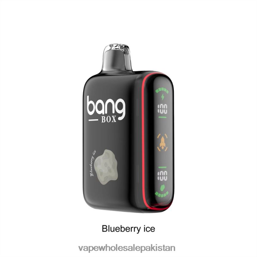 Bang Box 9000-18000 Puffs Intelligent Power Display FL648832 - Vape Wholesale Prices Blueberry Ice