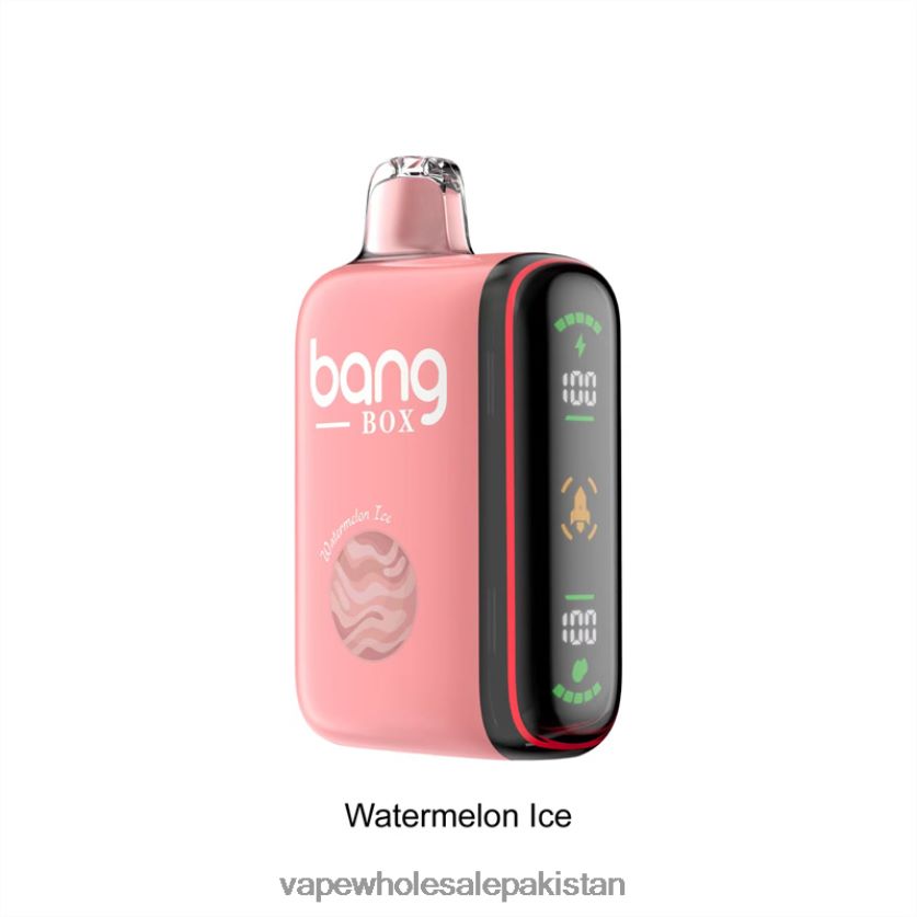 Bang Box 9000-18000 Puffs Intelligent Power Display FL648834 - Cheapest Vape Wholesale Watermelon Ice