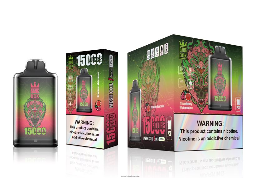 Bang Box S1-15000 Puffs FL6488103 - Vape Wholesale Pakistan Strawberry Watermelon