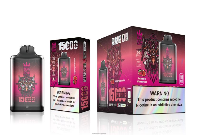 Bang Box S1-15000 Puffs FL6488105 - Vape Companies In Pakistan Raspberry Watermelon
