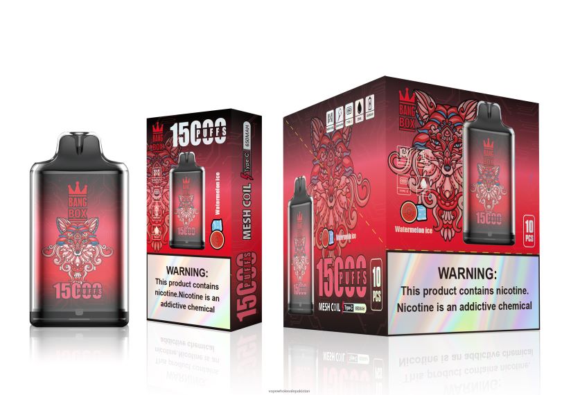Bang Box S1-15000 Puffs FL6488106 - Cheapest Vape Wholesale Watermelon Ice