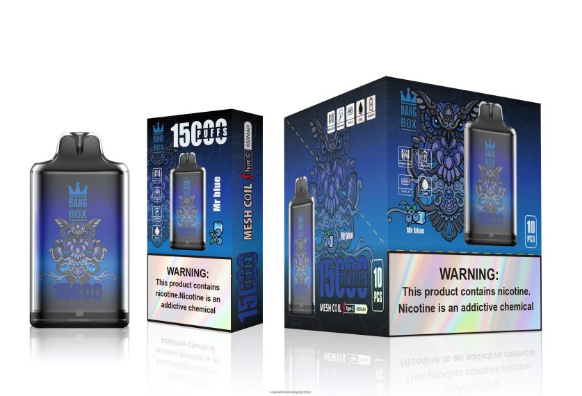 Bang Box S1-15000 Puffs FL6488109 - Vape Wholesale Pakistan Mr Blue
