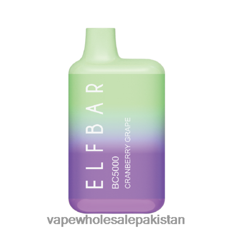 Electronic Cigarette Wholesale Price Cranberry Grape D42RL300 ELFBAR BC5000