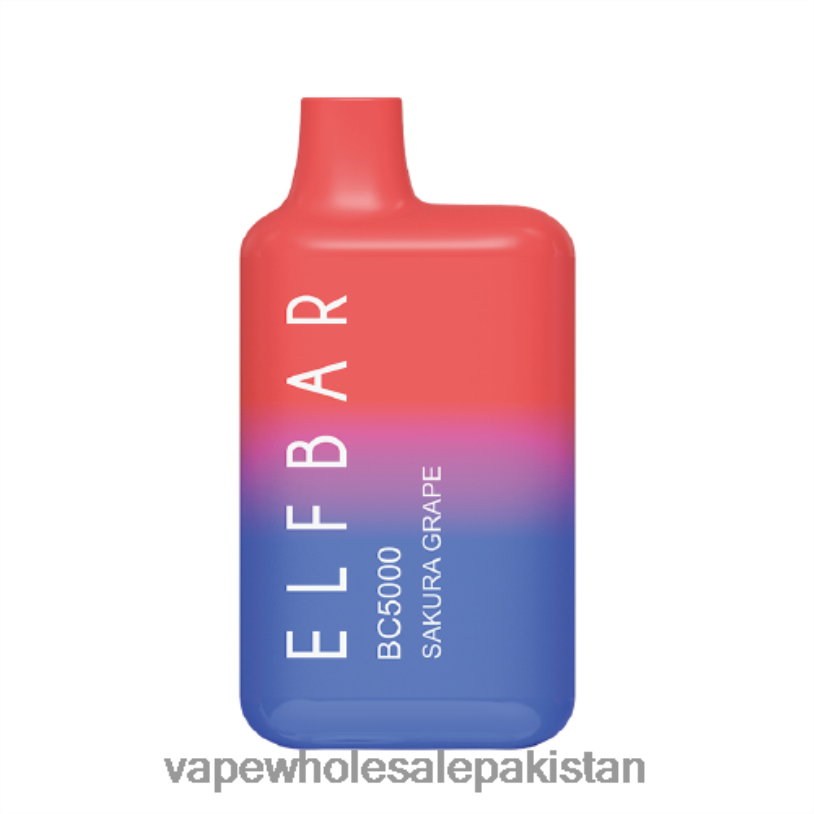 Electronic Cigarette Wholesale Sakura Grape D42RL307 ELFBAR BC5000